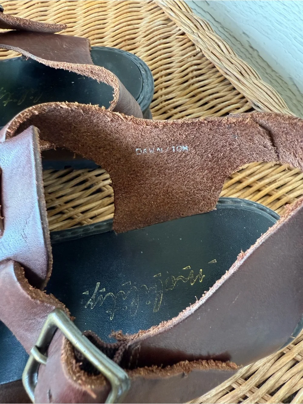 Mobility Leather Sandals - Dawn Brown - Women’s Size 10 - Heel